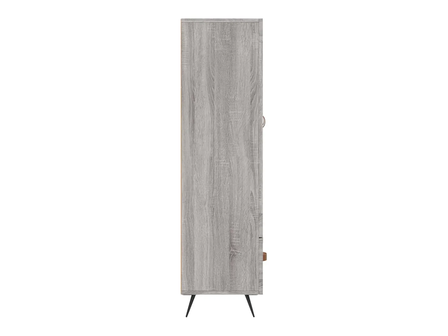 Aparador alto madera de ingeniería gris Sonoma 69,5x31x115 cm