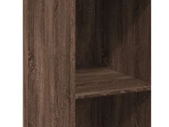 Aparador alto madera de ingeniería marrón roble 30x41x124 cm