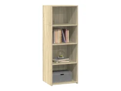 Aparador alto madera de ingeniería roble Sonoma 45x41x124 cm