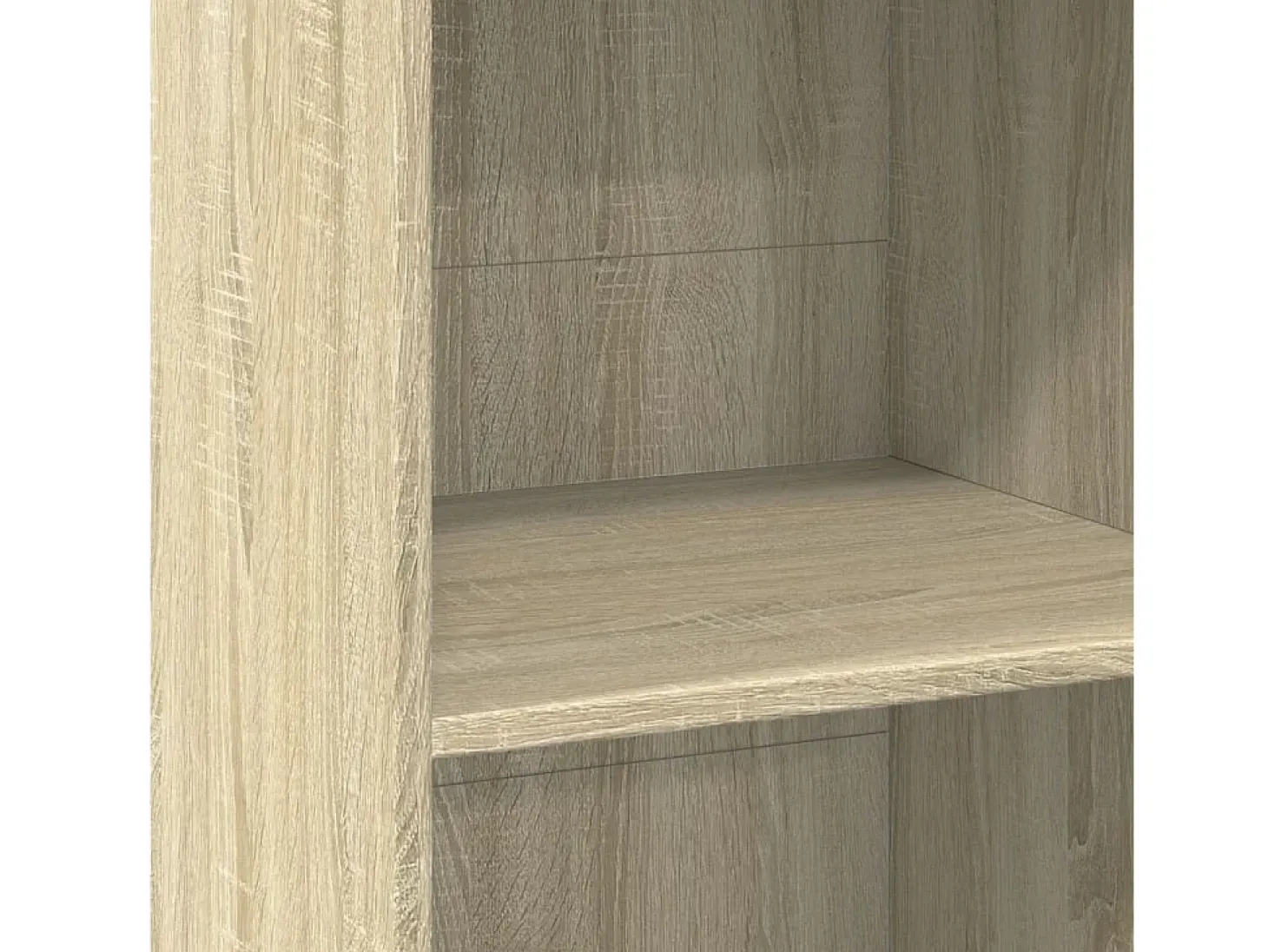 Aparador alto madera de ingeniería roble Sonoma 45x41x124 cm