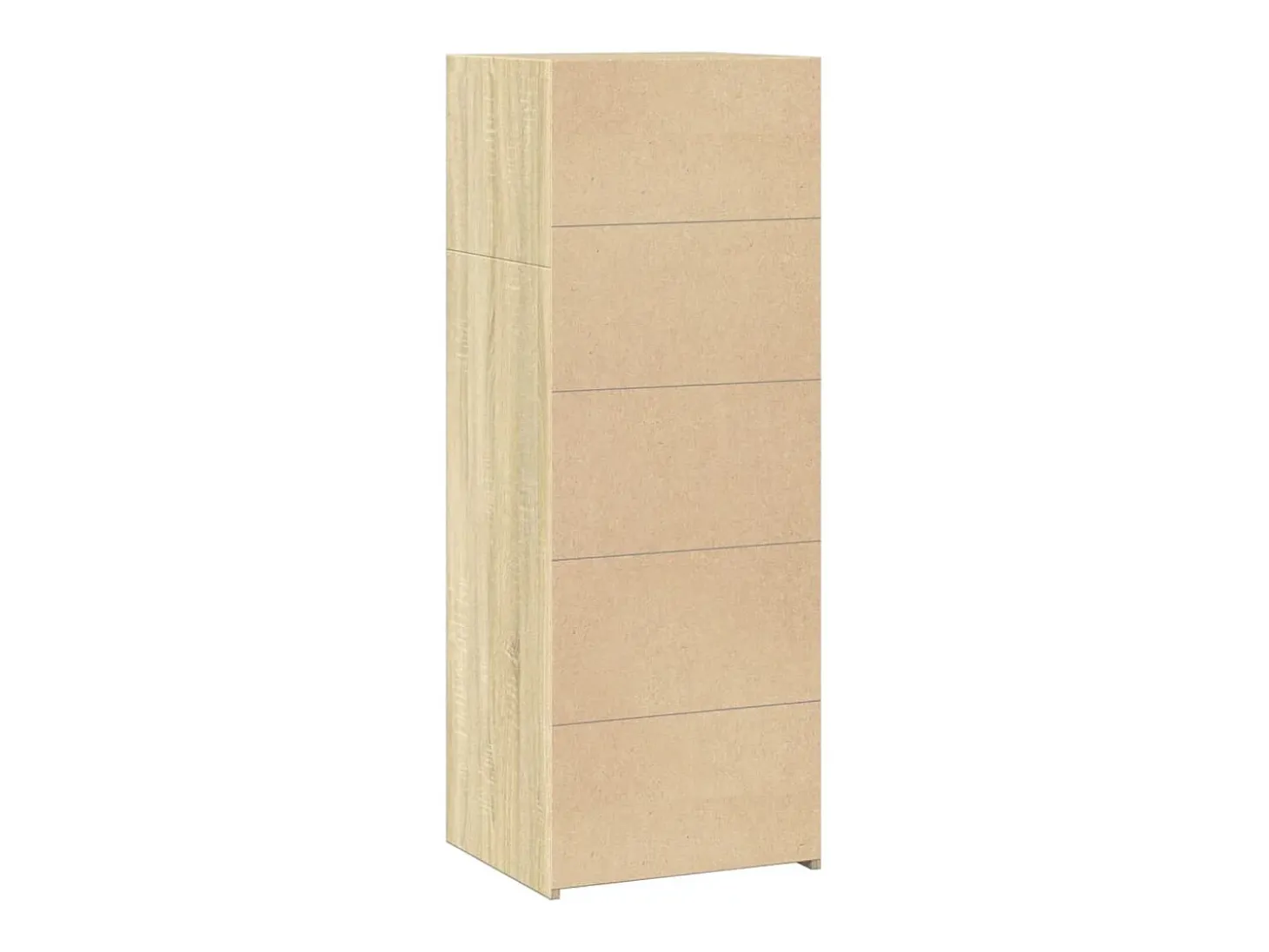 Aparador alto madera de ingeniería roble Sonoma 45x41x124 cm