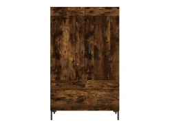 Aparador alto madera de ingeniería roble ahumado 69,5x31x115 cm