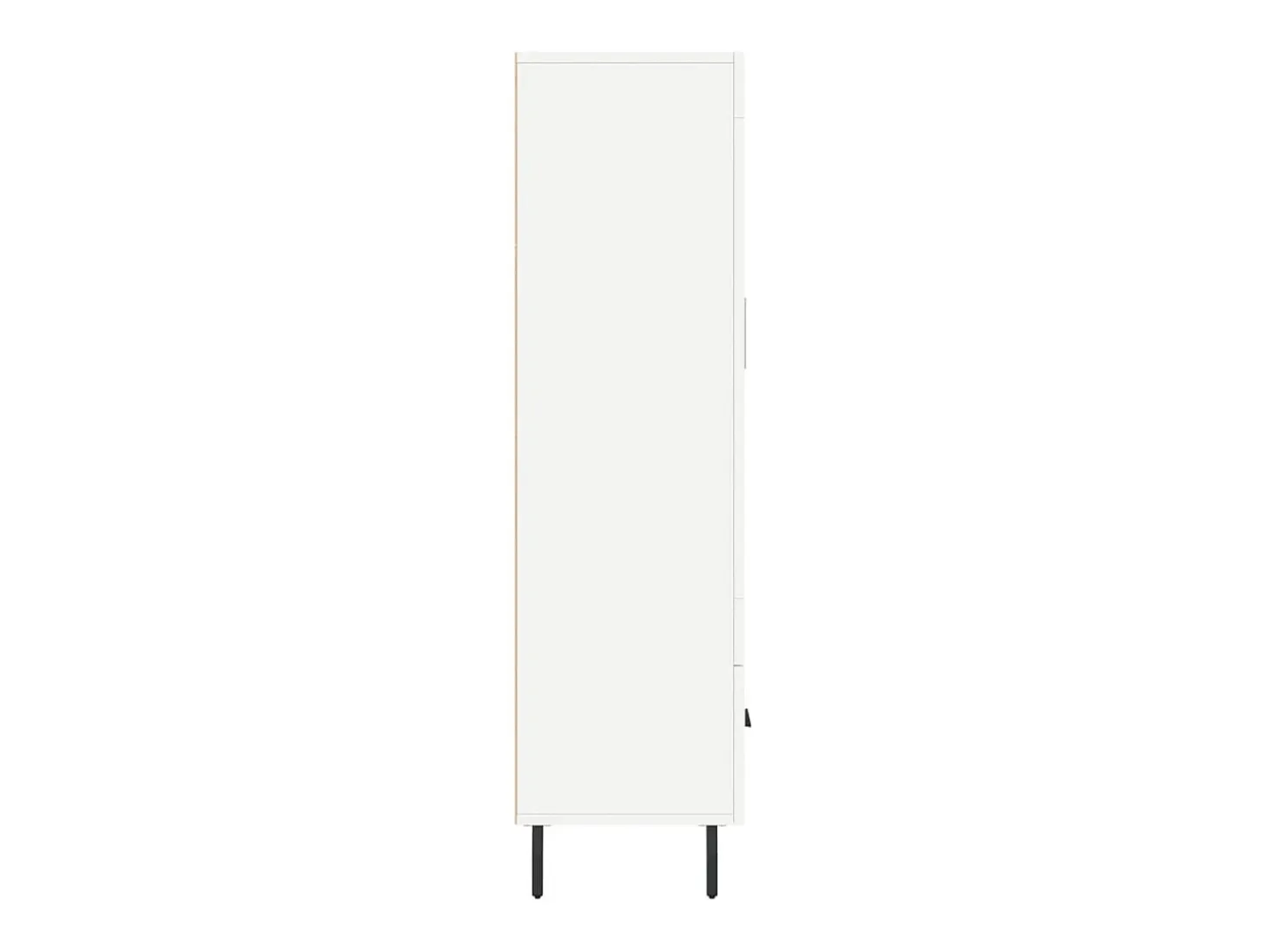 Aparador alto madera de ingeniería blanco 69,5x31x115 cm