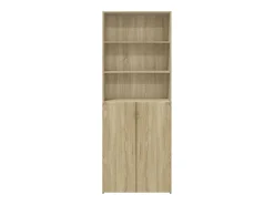 Aparador alto madera de ingeniería roble Sonoma 70x42,5x185 cm