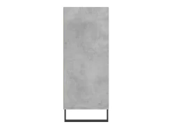 Aparador alto madera de ingeniería gris hormigón 57x35x90 cm