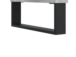 Aparador alto madera de ingeniería gris hormigón 57x35x90 cm