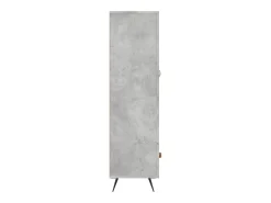Aparador alto madera de ingeniería gris hormigón 69,5x31x115 cm