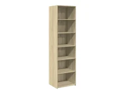 Aparador alto madera de ingeniería roble Sonoma 50x41x185 cm