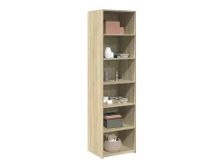 Aparador alto madera de ingeniería roble Sonoma 50x41x185 cm