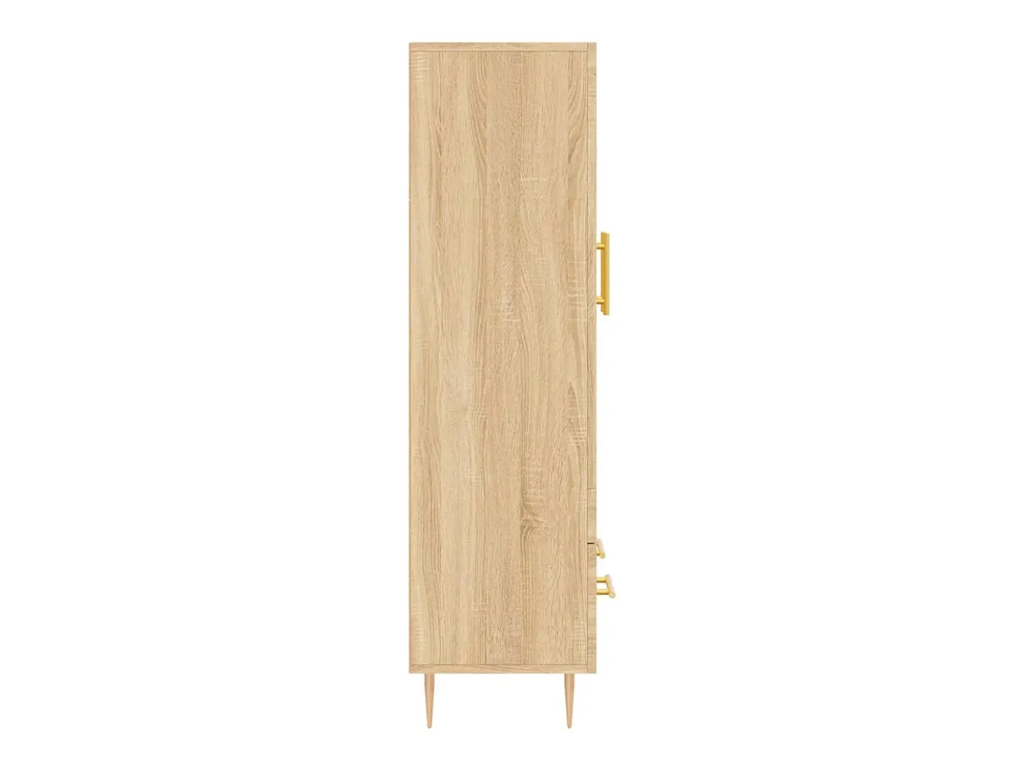 Aparador alto madera de ingeniería roble Sonoma 69,5x31x115 cm