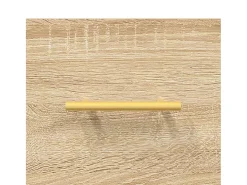 Aparador alto madera de ingeniería roble Sonoma 69,5x31x115 cm