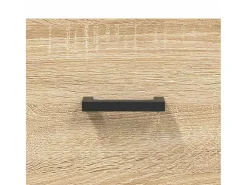 Aparador alto madera de ingeniería roble Sonoma 69,5x31x115 cm