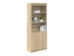 Aparador alto madera de ingeniería roble Sonoma 70x35x180 cm
