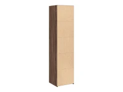Aparador alto madera de ingeniería marrón roble 45x41x185 cm