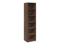 Aparador alto madera de ingeniería marrón roble 45x41x185 cm