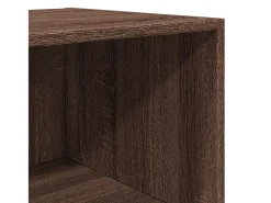 Aparador alto madera de ingeniería marrón roble 45x41x185 cm