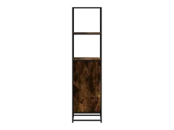 Aparador alto madera de ingeniería y metal 35,5x35x139 cm