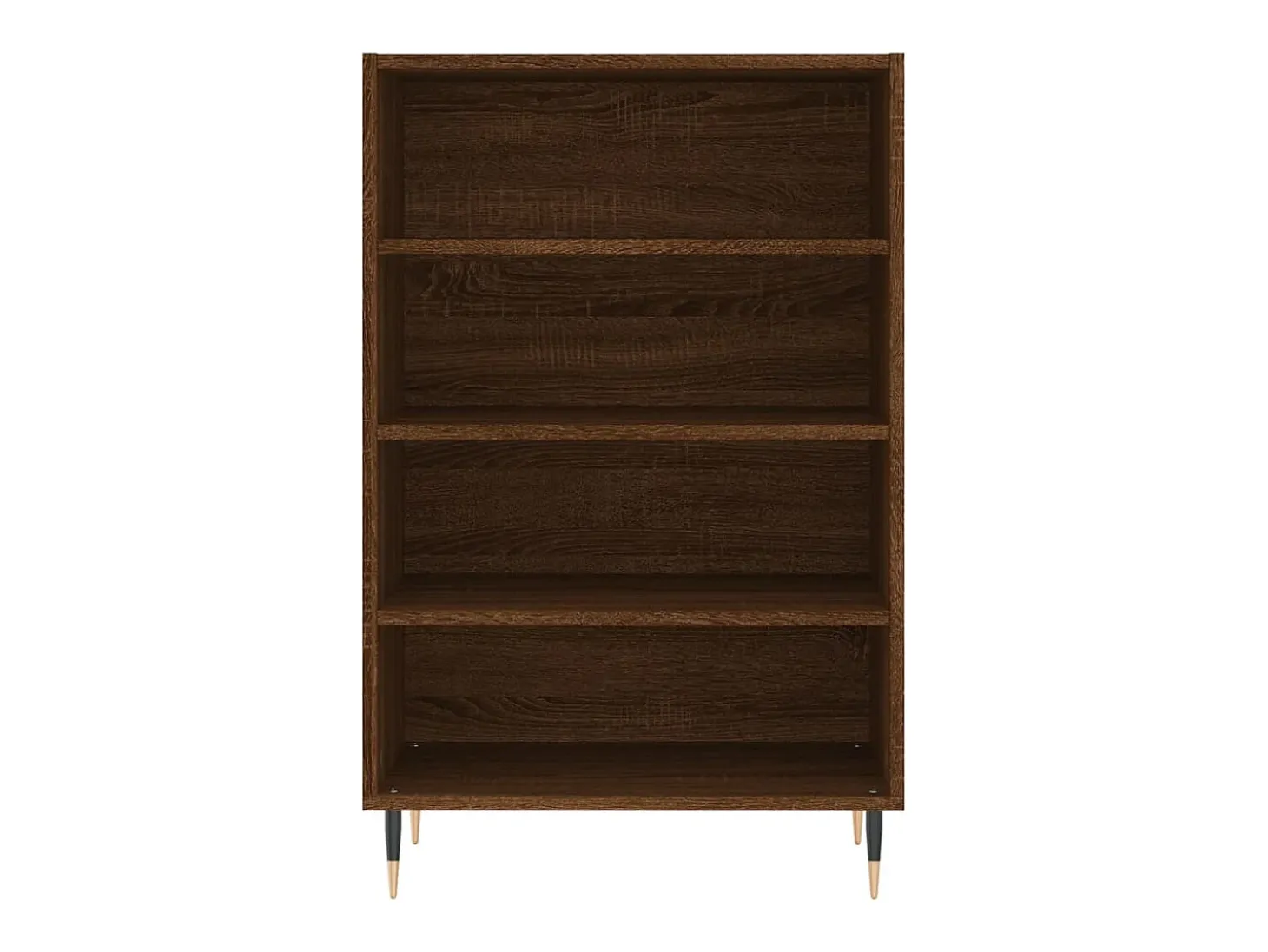 Aparador alto madera de ingeniería marrón roble 57x35x90 cm ES77707