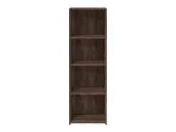 Aparador alto madera de ingeniería marrón roble 40x41x124 cm