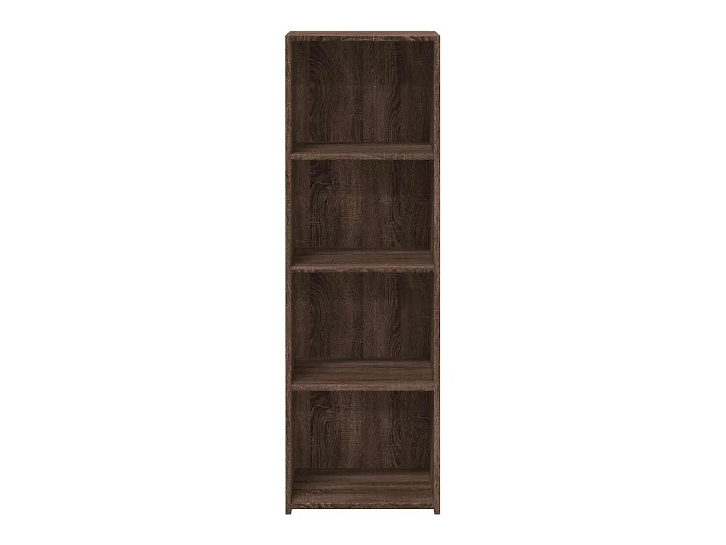 Aparador alto madera de ingeniería marrón roble 40x41x124 cm
