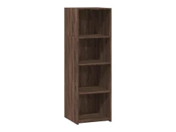 Aparador alto madera de ingeniería marrón roble 40x41x124 cm