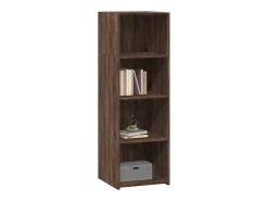 Aparador alto madera de ingeniería marrón roble 40x41x124 cm