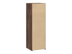 Aparador alto madera de ingeniería marrón roble 40x41x124 cm