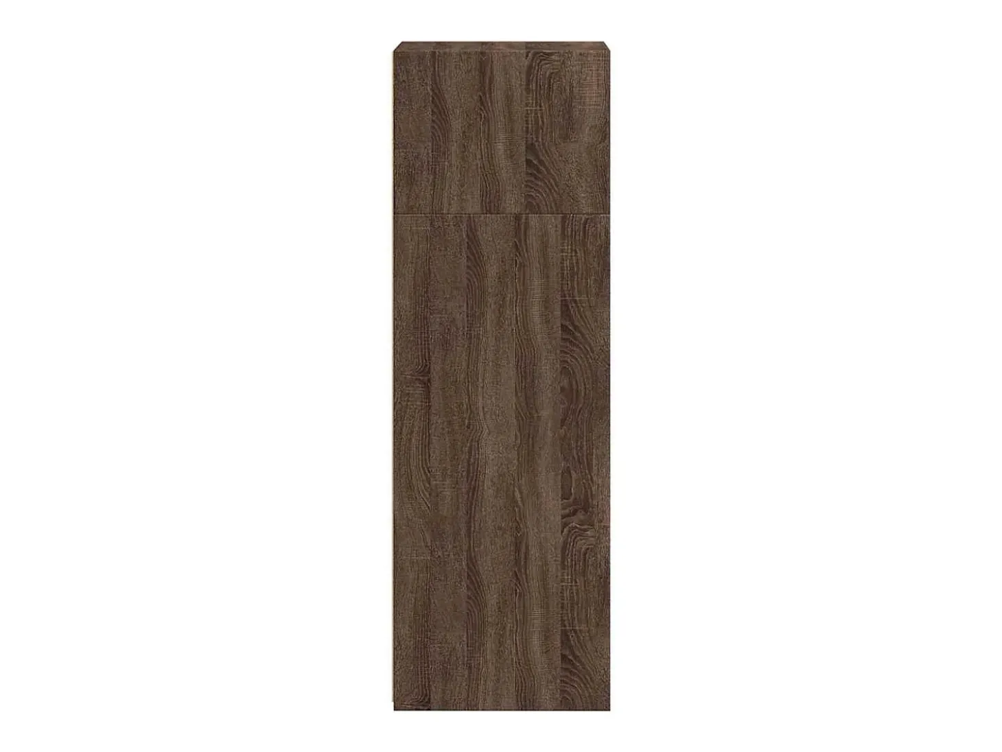 Aparador alto madera de ingeniería marrón roble 40x41x124 cm