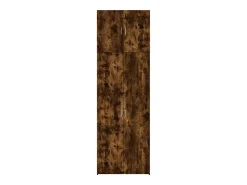 Aparador alto madera de ingeniería roble ahumado 80x42,5x249 cm