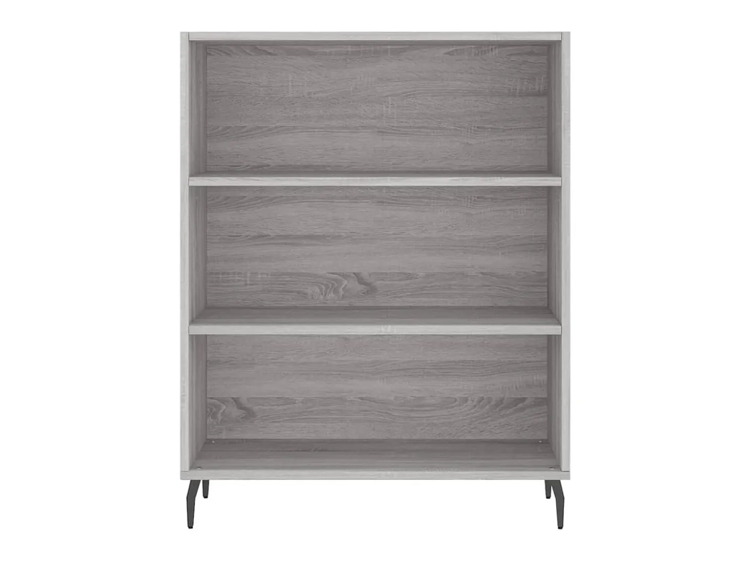 Aparador alto madera de ingeniería gris Sonoma 69,5x32,5x180 cm ES98811