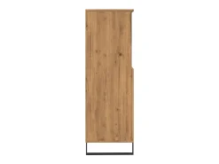 Aparador alto madera de ingeniería roble artisan 60x36x110 cm