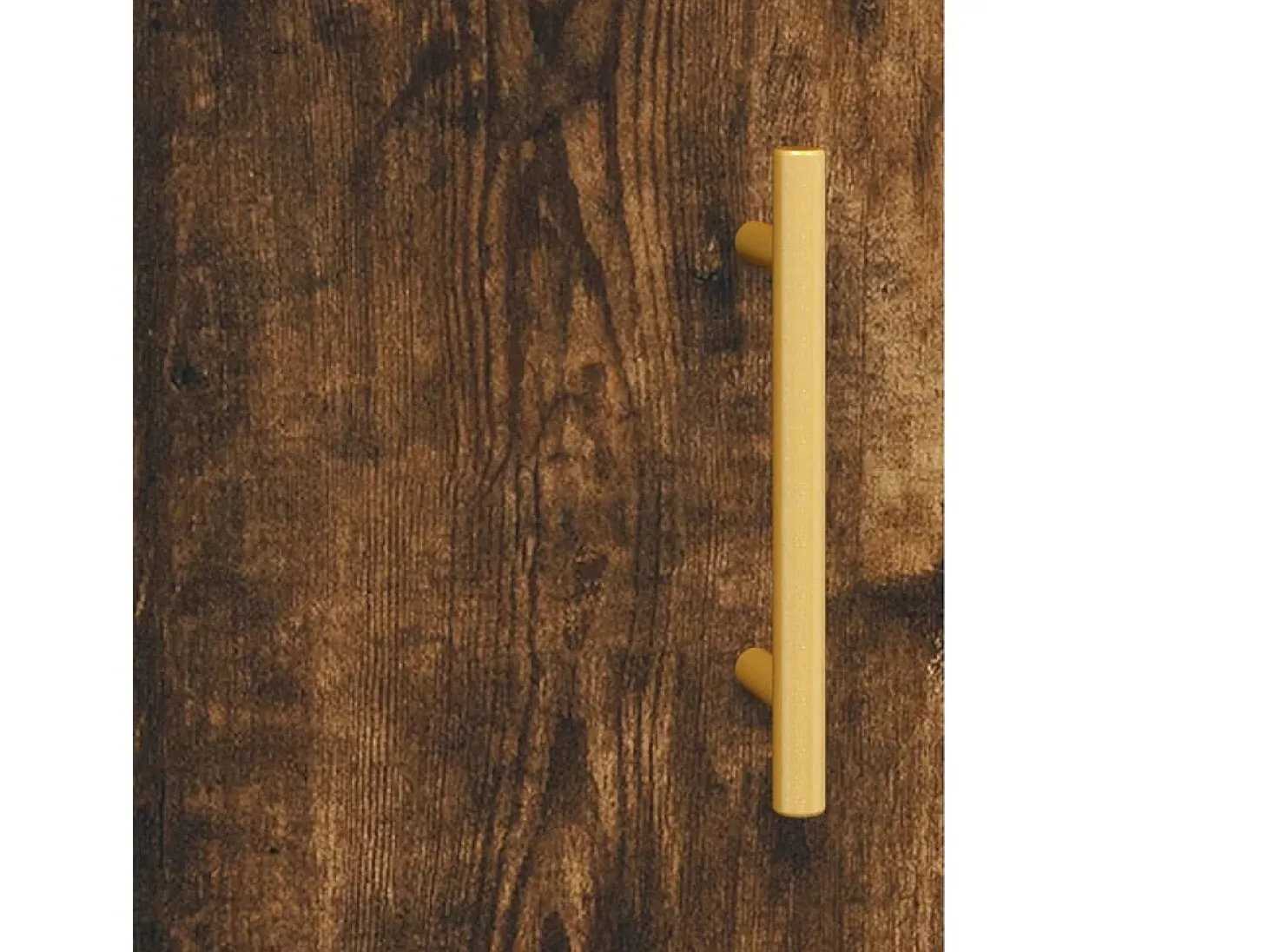 Aparador alto madera de ingeniería roble ahumado 69,5x31x115 cm