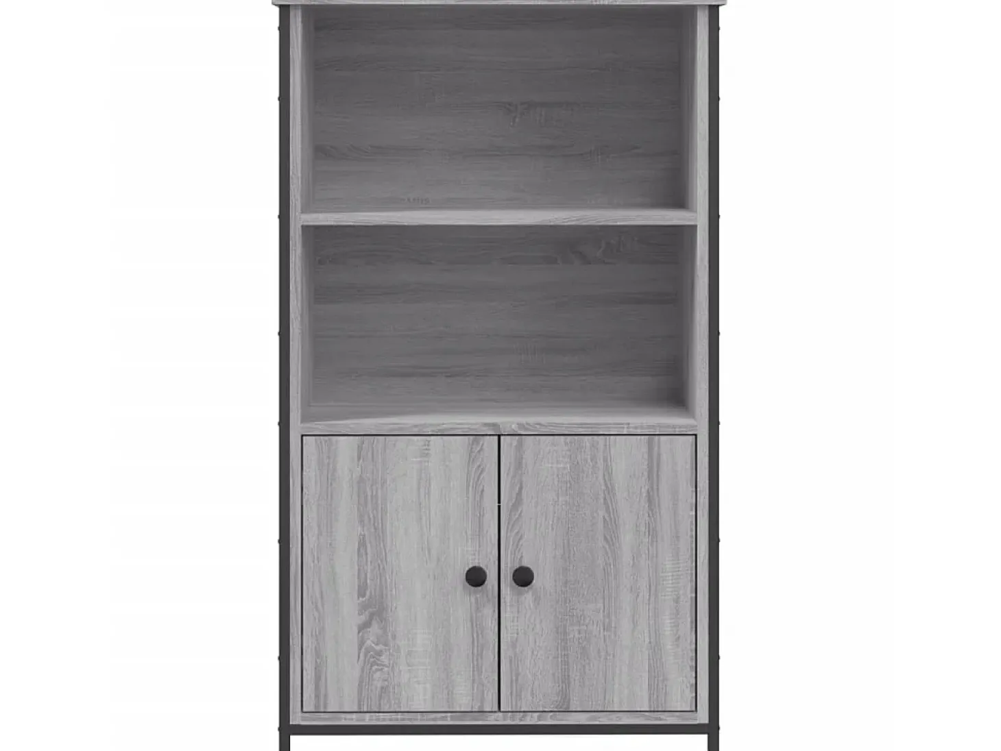 Aparador alto madera de ingeniería gris Sonoma 62x32x103,5 cm ES23230