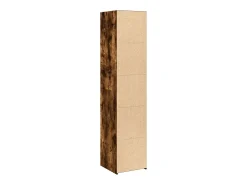 Aparador alto madera de ingeniería roble ahumado 40x41x185 cm
