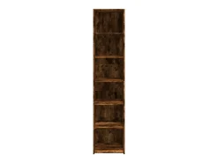 Aparador alto madera de ingeniería roble ahumado 40x41x185 cm