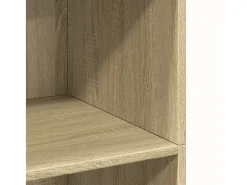 Aparador alto madera de ingeniería roble Sonoma 70x41x124 cm