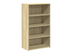 Aparador alto madera de ingeniería roble Sonoma 70x41x124 cm