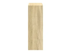 Aparador alto madera de ingeniería roble Sonoma 70x41x124 cm