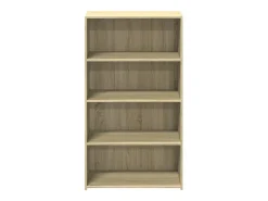 Aparador alto madera de ingeniería roble Sonoma 70x41x124 cm