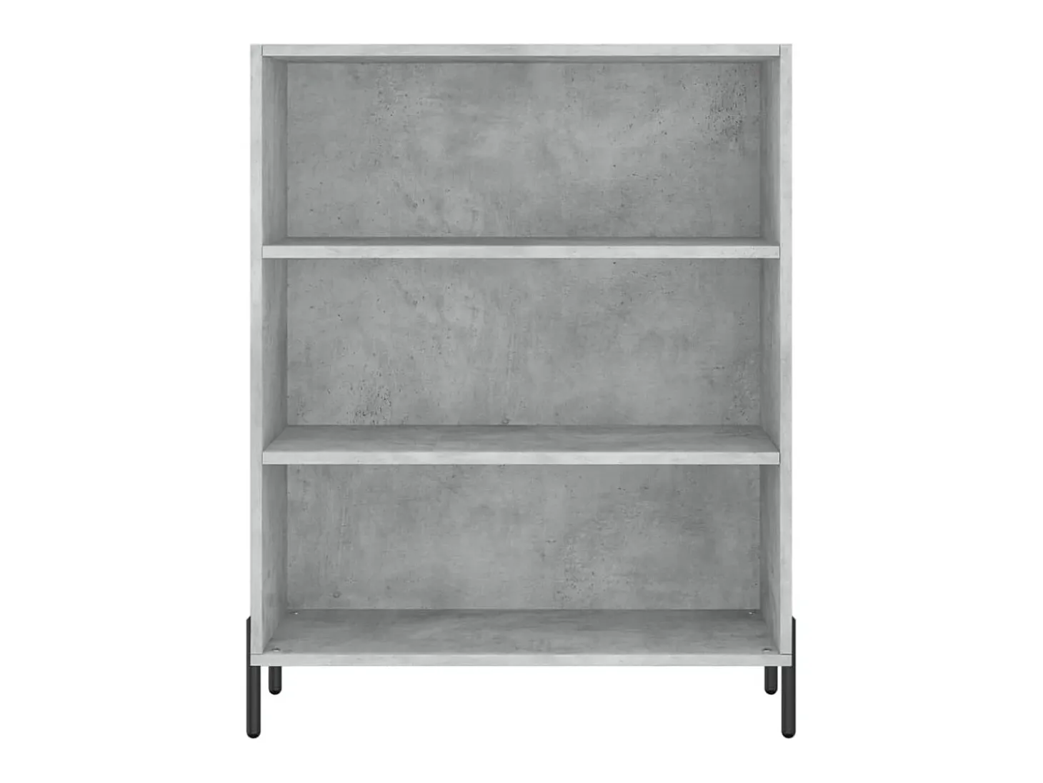 Aparador alto madera ingeniería gris hormigón 69,5x32,5x180 cm ES34130