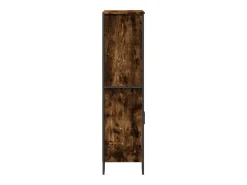 Aparador alto madera ingeniería roble ahumado 79,5x35,5x137,5cm