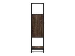 Aparador alto madera ingeniería marrón roble 35,5x35x139cm