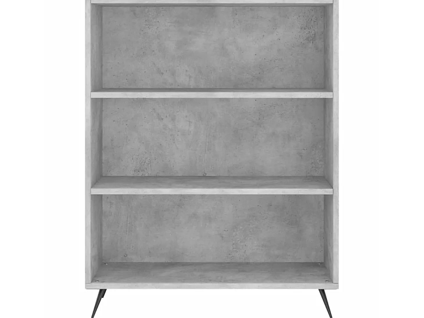 Aparador alto madera ingeniería gris hormigón 69,5x32,5x180 cm ES69883
