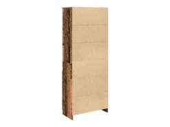 Aparador alto madera maciza 70x35x180 cm Madera de ingeniería