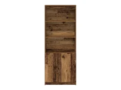 Aparador alto madera maciza 70x35x180 cm Madera de ingeniería
