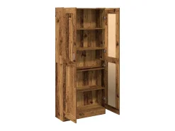 Aparador alto madera vieja 82,5x30,5x185 cm madera contrachapada
