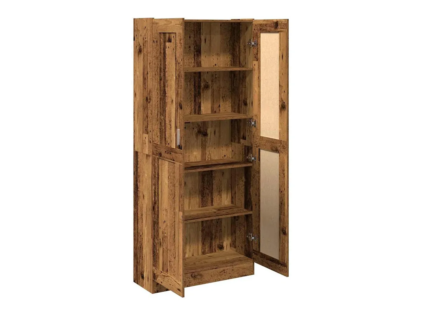 Aparador alto madera vieja 82,5x30,5x185 cm madera contrachapada