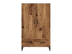 Aparador alto madera vieja 70x31x115 cm madera contrachapada