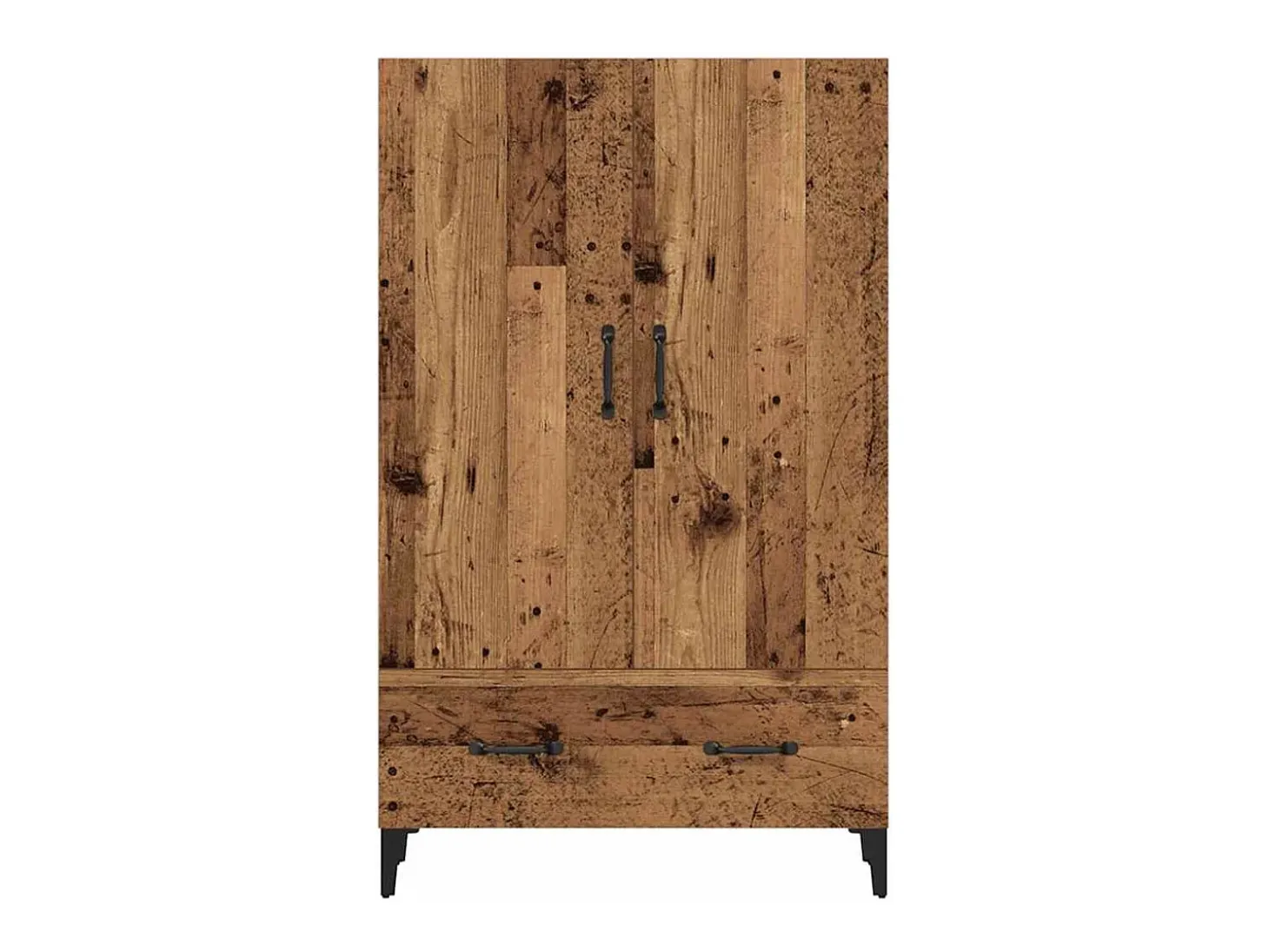 Aparador alto madera vieja 70x31x115 cm madera contrachapada