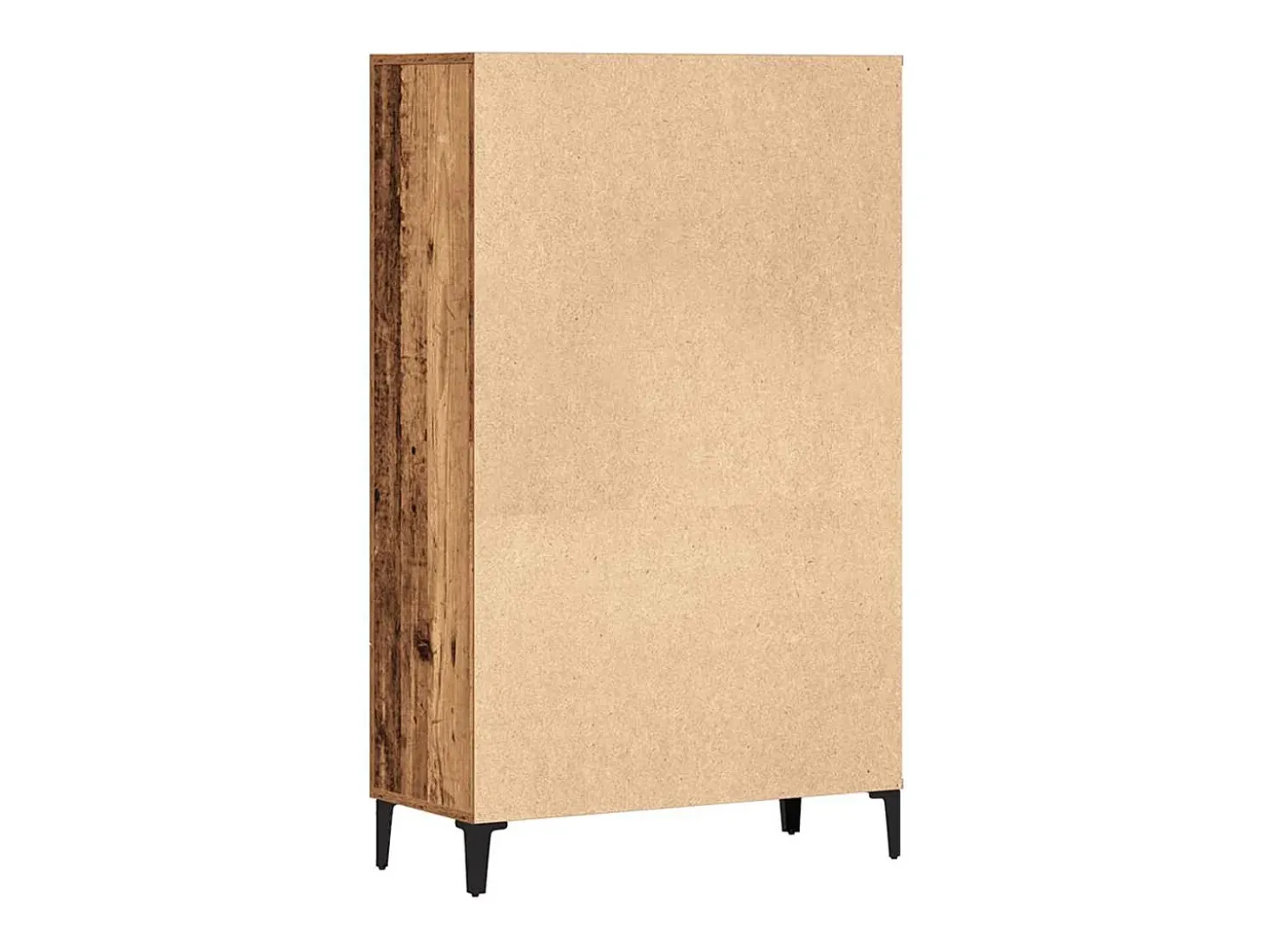 Aparador alto madera vieja 70x31x115 cm madera contrachapada
